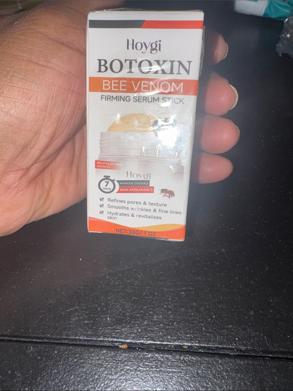 Botoxin Bee Venom Firming Serum Stick - White & Orange new never been opened